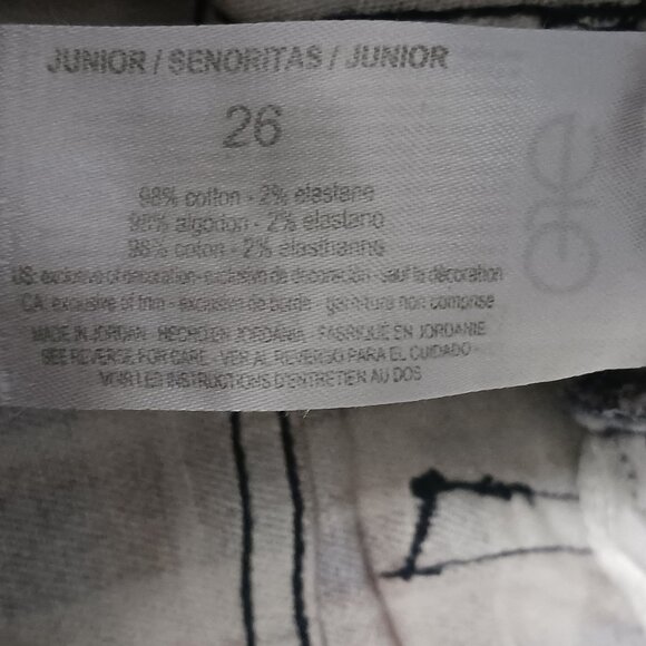 NEW WILLIAM‎ RAST High-Rise Plaid Skinny Jeans, Size 26, Red/White/Blue - Picture 15 of 15